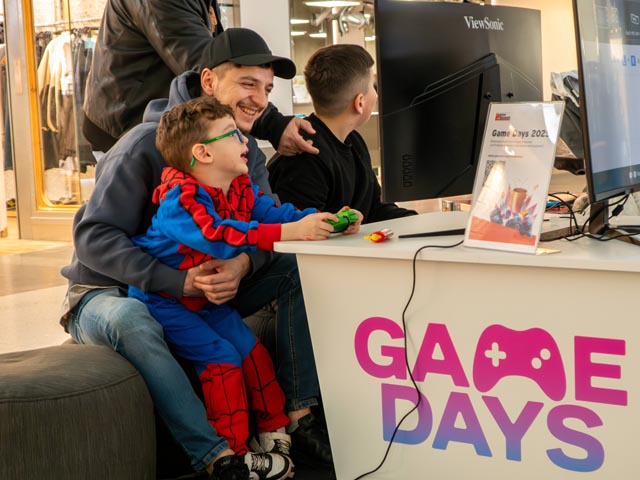 ocken, staunen, gewinnen: Die Game Days im Kaiserhof holen Gaming auf die grosse Bühne. Foto: zVg