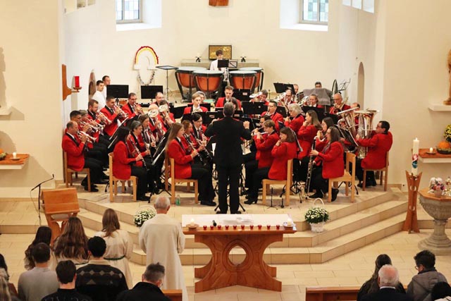 MG Wittnau am Chilbi-Gottesdienst. Foto: zVg