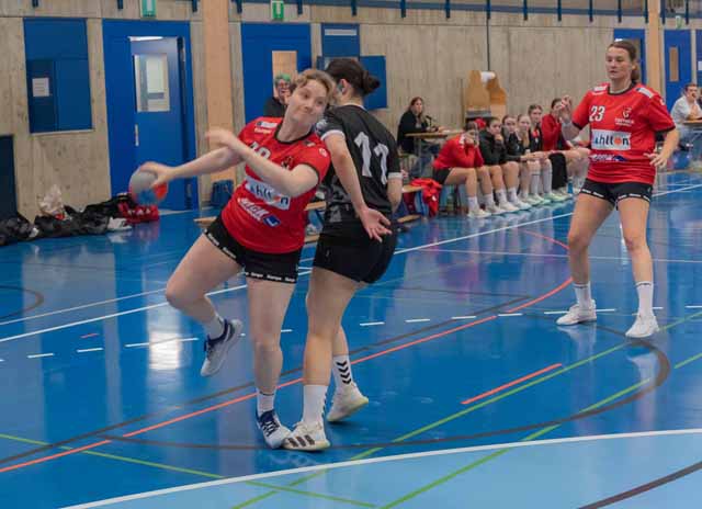 Die Flügelspielerin Rahel Fankhauser im Einsatz. Foto: zVg