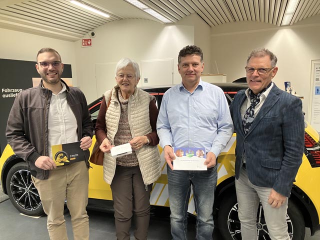 Davide Marra, Rita Stalder, Andreas Ritter und Heinz Frei (von links). Foto: zVg