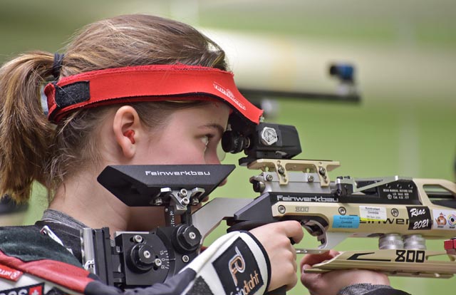 Die 21-jährige Solothurnerin Gina Gyger, ehemalige Junioreninternationale, siegte nach überragender Qualfikation im Final nur knapp. Foto: wr