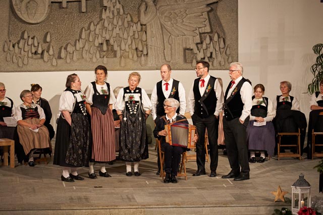 Eindrücke vom Weihnachtskonzert des «Sunnebärgchörli Möhlin». Foto: Florian Wespisser/Fetelier.ch