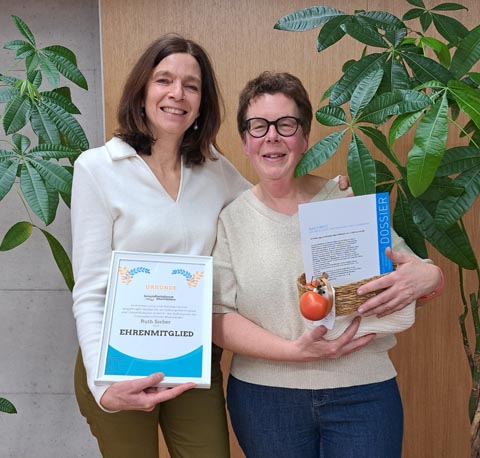 Ruth Sieber (links) und Patrizia Jegge wurden verabschiedet. Foto: zVg   