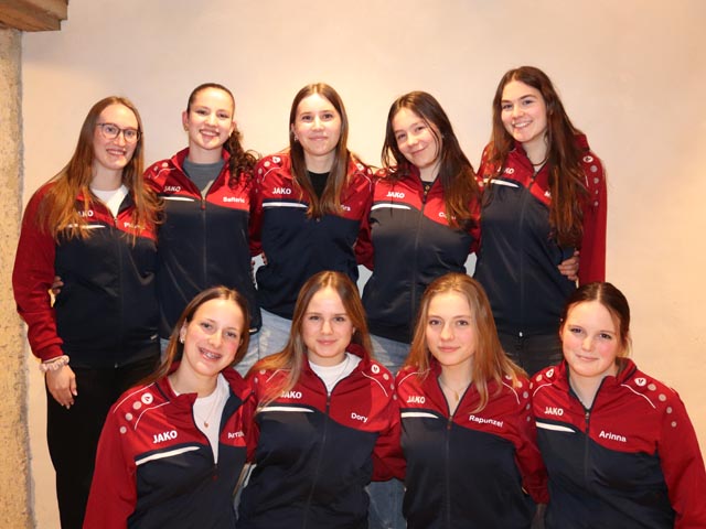 Die neu getauften Turnerinnen. Foto: zVg