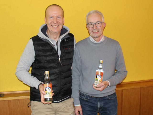 Die Neu-Veteranen Jens-Uwe Braun (links) und Martin Steinacher. Foto: zVg