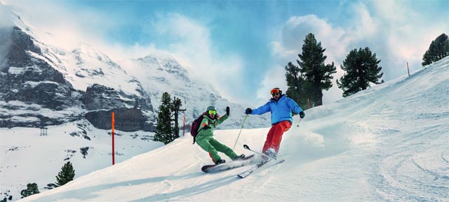 Skiunfälle haben laut Schweizerische Unfallversicherung Suva in den letzten Jahren massiv zugenommen. Foto: suva