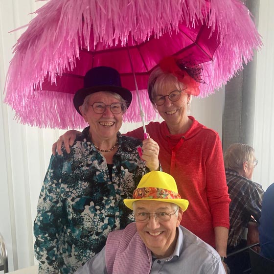 Die Mittagstisch-Verantwortlichen: Brigitte Glauser sowie Brigitte und Werner Schneider. Foto: zVg