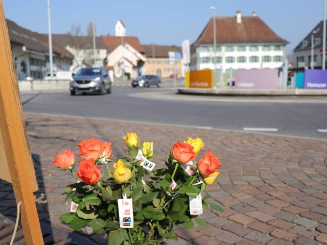Rosenverkauf für einen guten Zweck. Foto: zVg