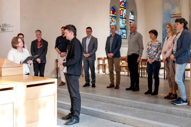 Feierliche Einsetzung von Pfarrer Jonas Meier. Foto: Klaus-Christian Hirte