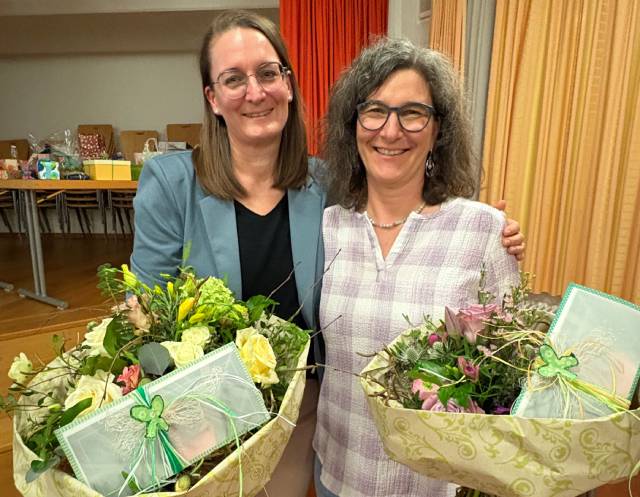 Elf und sieben Jahre Vorstand: Denise Wülser und Anita Herzog.