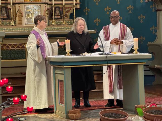 Gemeinsam gestalteten die Pfarrpersonen der drei Kirchen im Wegenstettertal den Fasten-Gottesdienst.