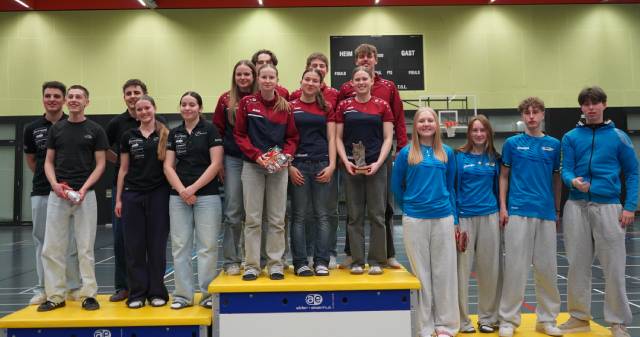 Das U20-Mixed-Team stand zuoberst auf dem Podest.