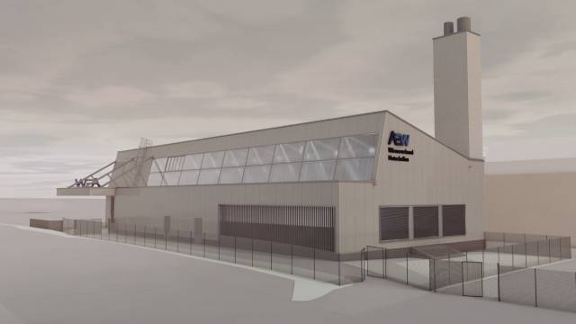 Die Visualisierung der neuen Wärmezentrale