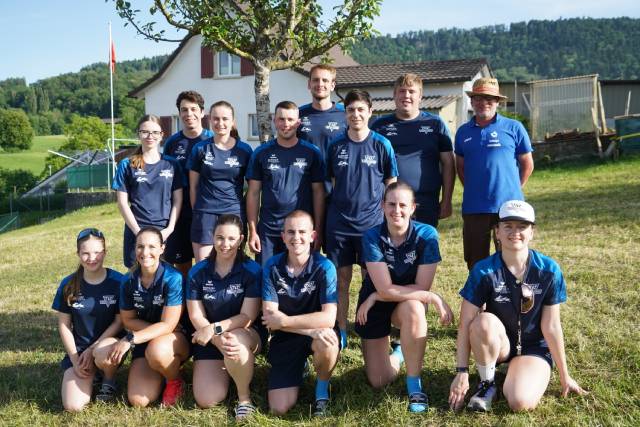 Die Aktivriege aus Zeiningen am Fricktaler Cup. Foto: zVg